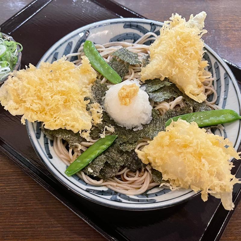 きす天磯おろし(戸隠そば JR静岡駅店)