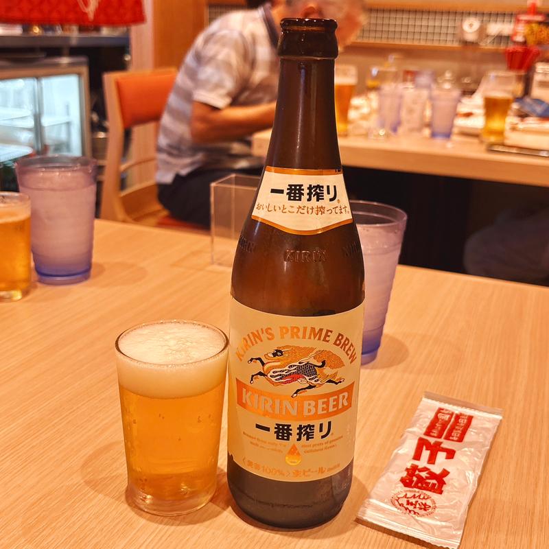 瓶ビール(中)(大阪王将 品川シーサイドフォレスト店)