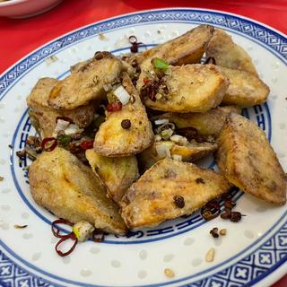 ナスの山椒揚げ