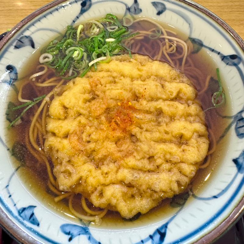 天ぷら蕎麦（生蕎麦）(若菜そば 阪急茨木店)