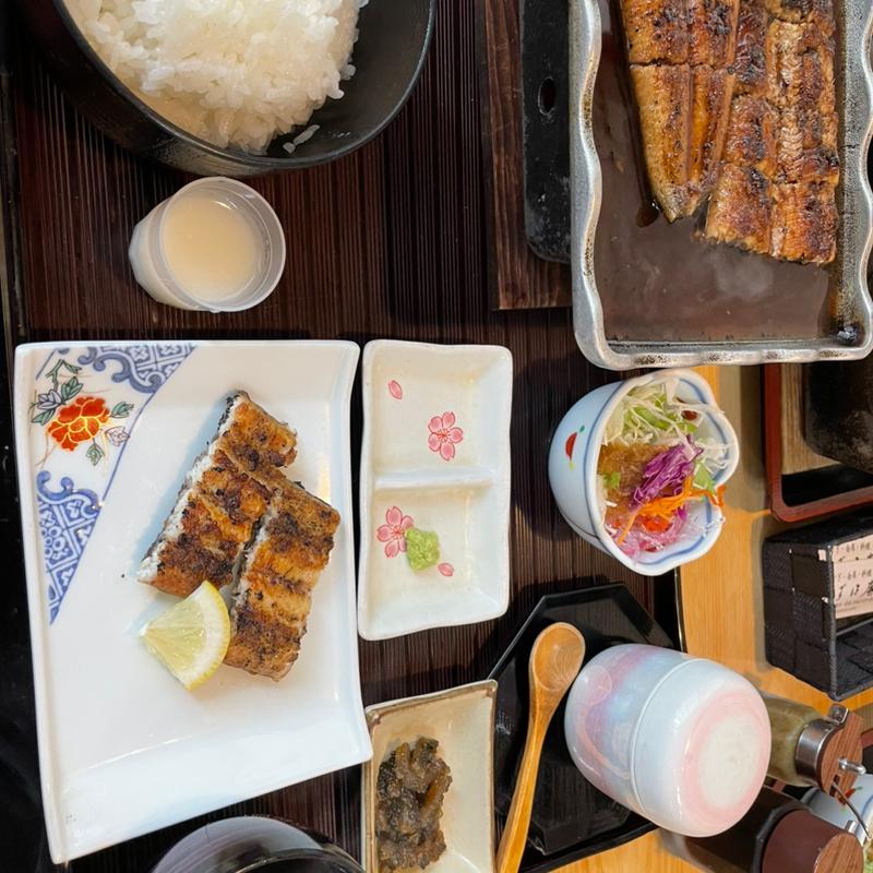 特上・うなぎの陶板焼き定食(みずほ庵)