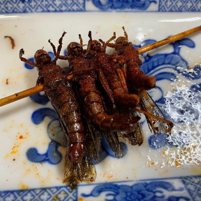 蚂蚱【バッタ】(上海小吃)