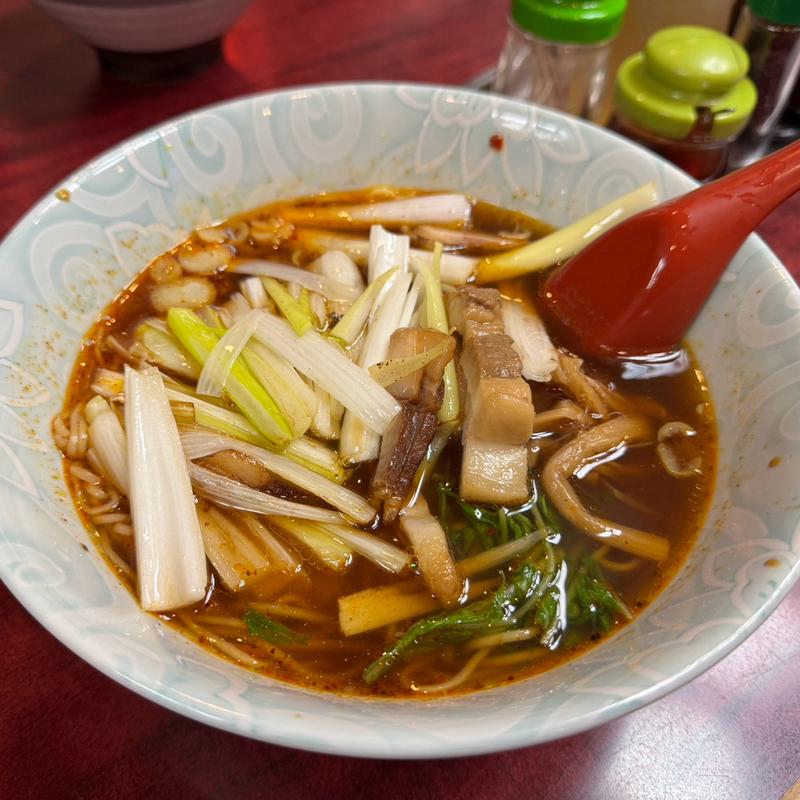 ネギラーメン 辛口(紅菜館(べにさいかん))