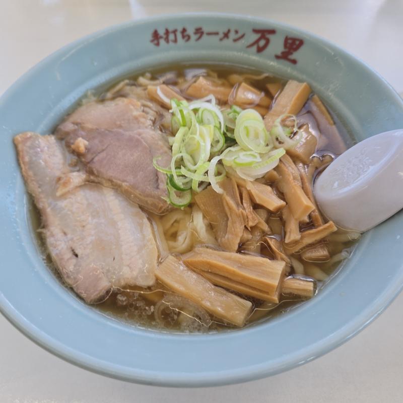メンマラーメン(手打ちラーメン 万里)