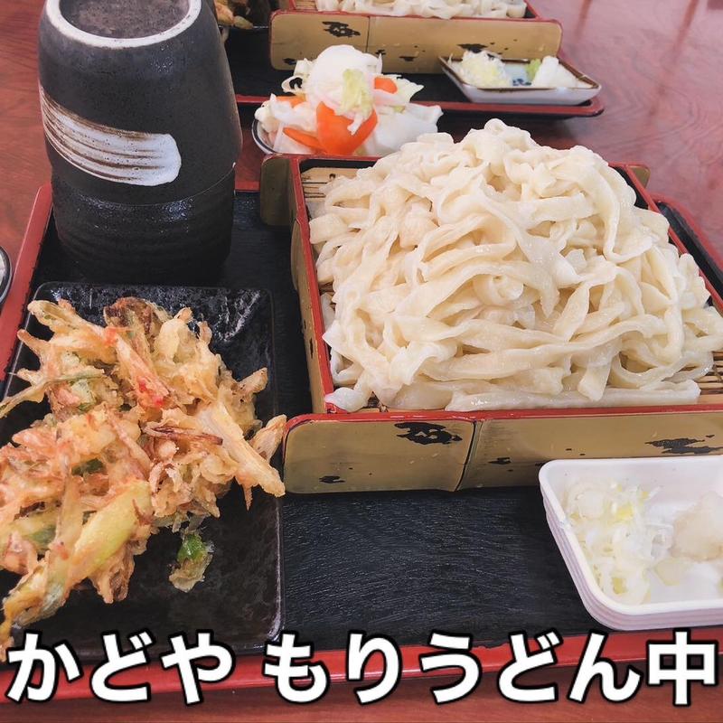 もりうどん中に天ぷら(かどや )