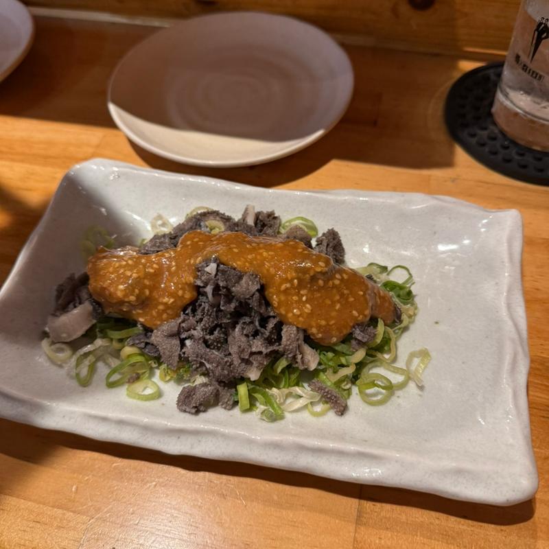 センマイ刺し(博多ラーメン弐代目 清水屋)