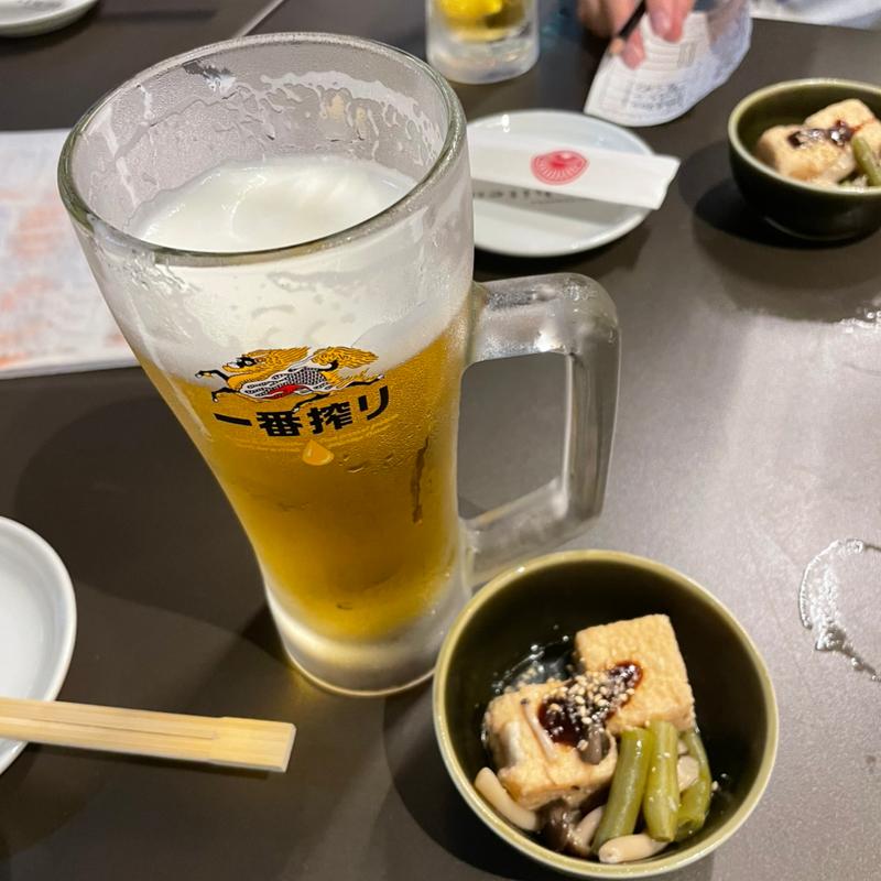生ビール(魚河岸本舗 ぴち天 本店)