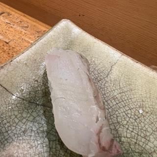 ヒラメの握り(千成寿司本店)