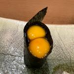 うずら玉子の軍艦(千成寿司本店)