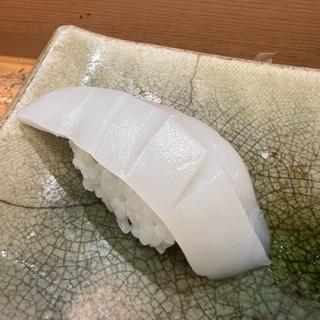 イカの握り(千成寿司本店)