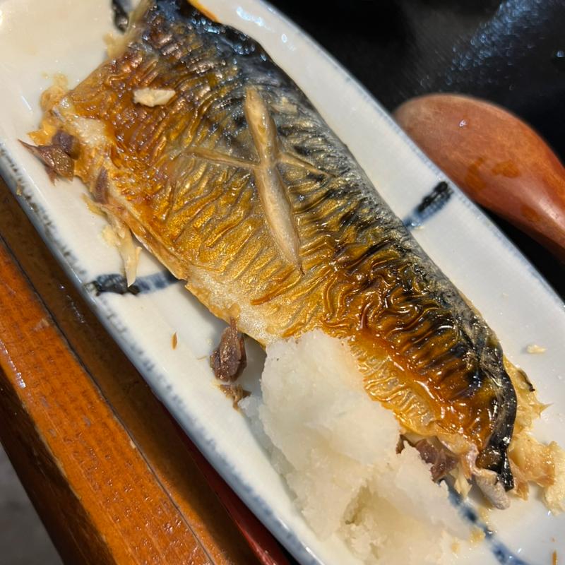 焼き塩サバ(焼き魚定食)(ありた)