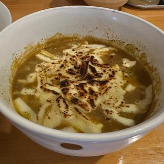 焦しチーズのカレーつけそば