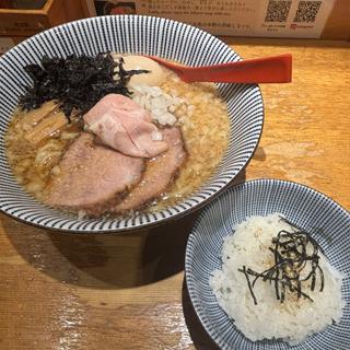 特製背脂醤油らー麺お茶漬けセット
