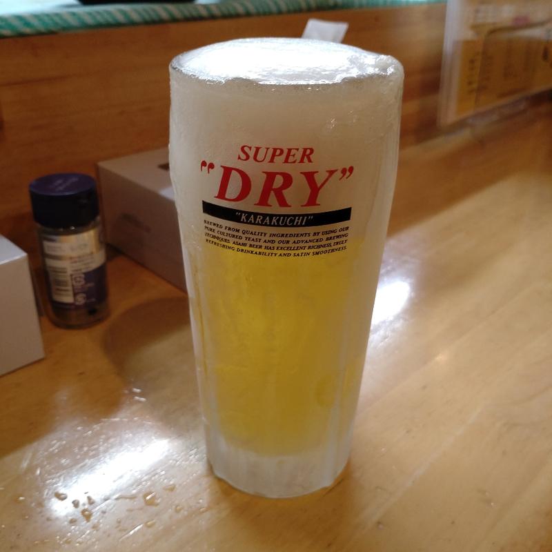 生ビール（アサヒ）(らーめん鶴亀)
