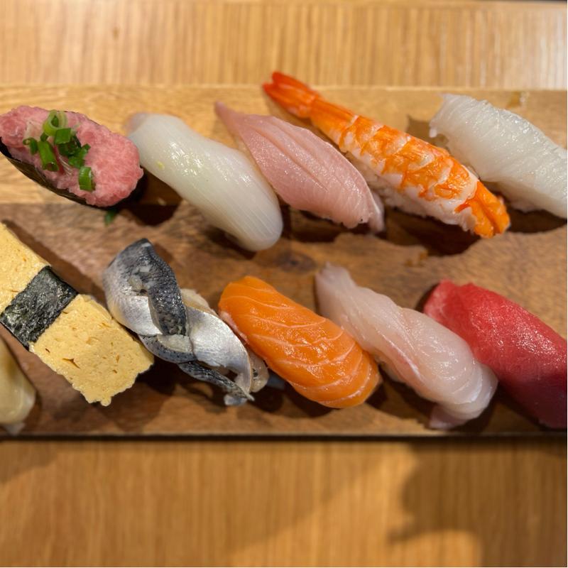 おまかせ10貫(魚屋ナチュラルスタンド 潮騒 学芸大学店)