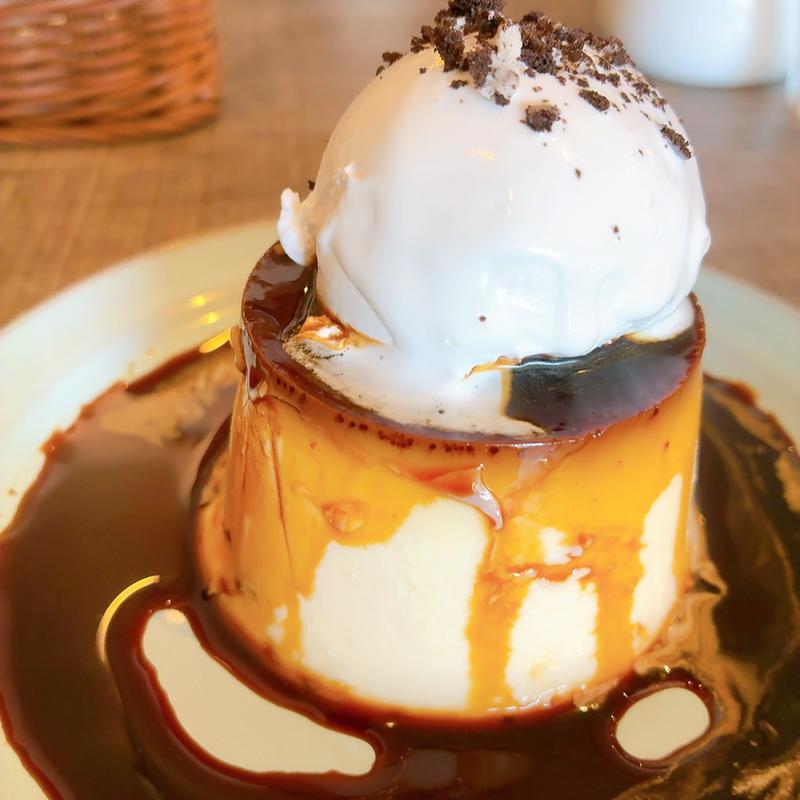 自家製カスタードプリン(my cafe （マイカフェ）)