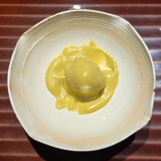 肝ソース 追いシャリ(鮨在)