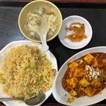 チャーハンと麻婆豆腐