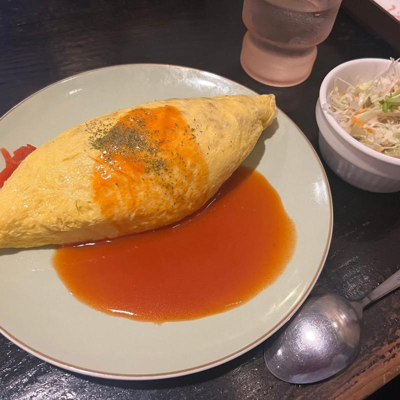 オムライスセット(ポエム)