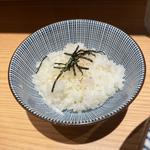 お茶漬け用しろ飯(焼きあご塩らー麺 たかはし アトレ川崎店)