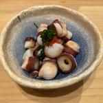 たこのきゅうばんポン酢(鮨屋とんぼ 栄店)