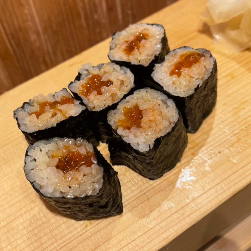 いくら細巻き(鮨屋とんぼ 栄店)