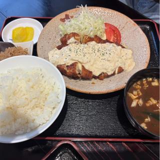 チキンカツ定食(南蛮)(大衆食堂わがせ)