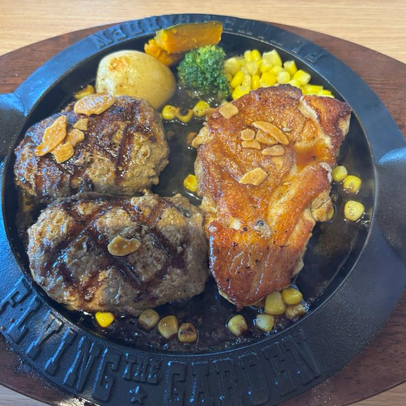 爆ハン•チキンコンビランチ(フライングガーデン　つくば西平塚店)