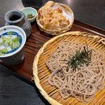 かしわ天そば(狸囃)