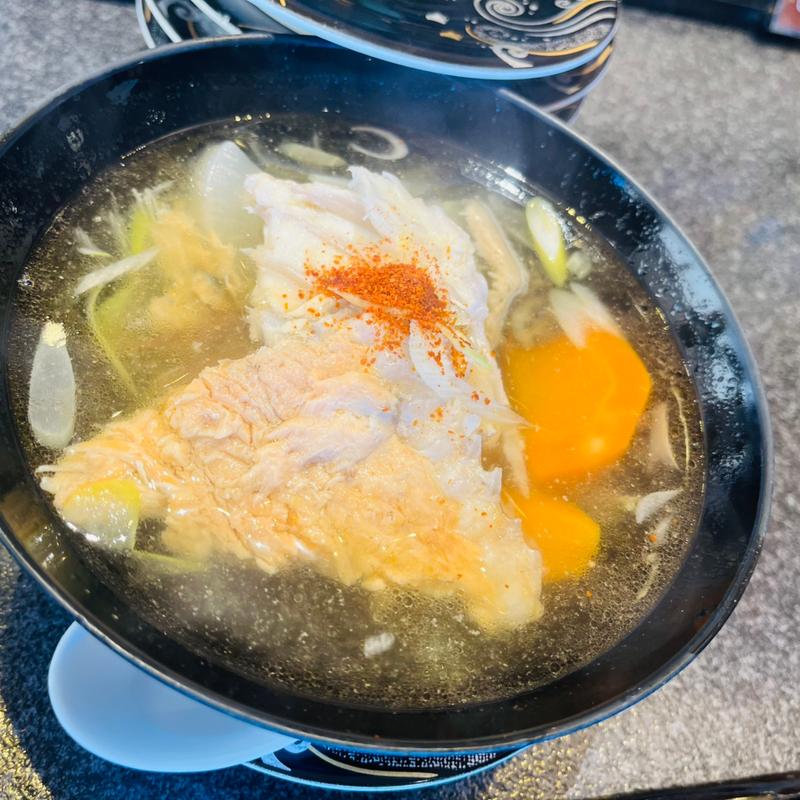 鮭のあら汁(北々亭 千歳店)