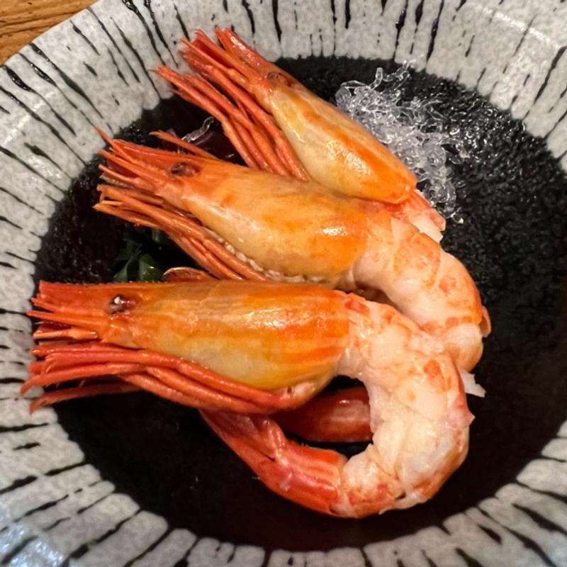 北海シマエビ蒸し(居酒屋 天金 （てんきん）)