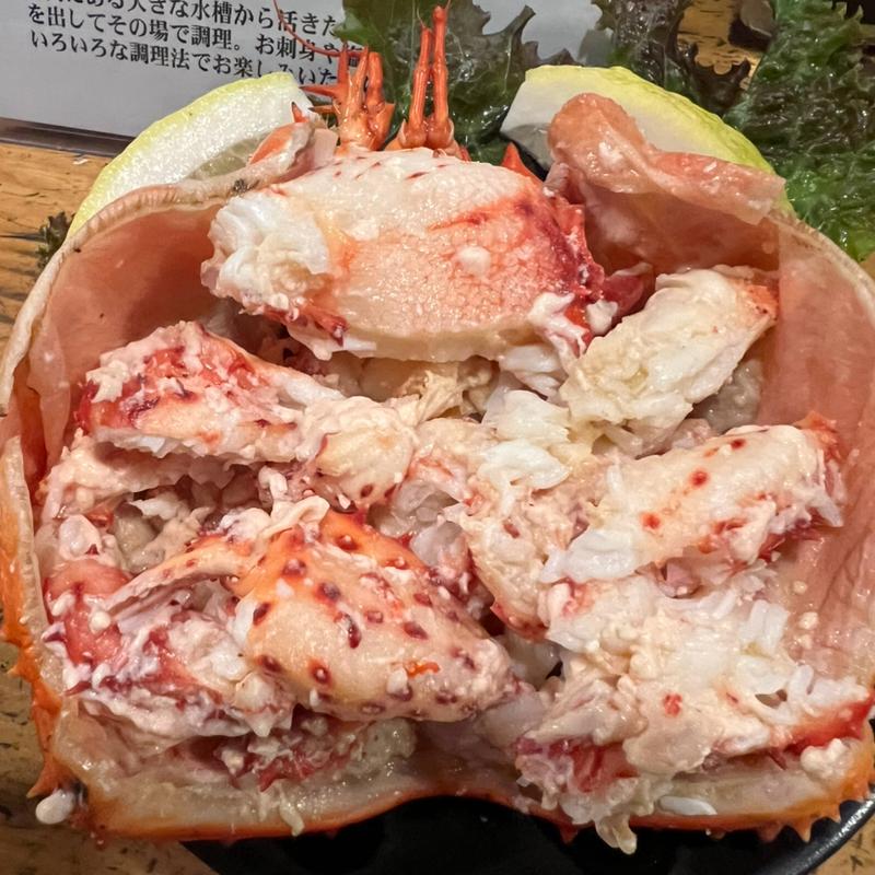 花咲蟹甲羅盛り(居酒屋 天金 （てんきん）)