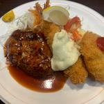 三品盛合せ定食