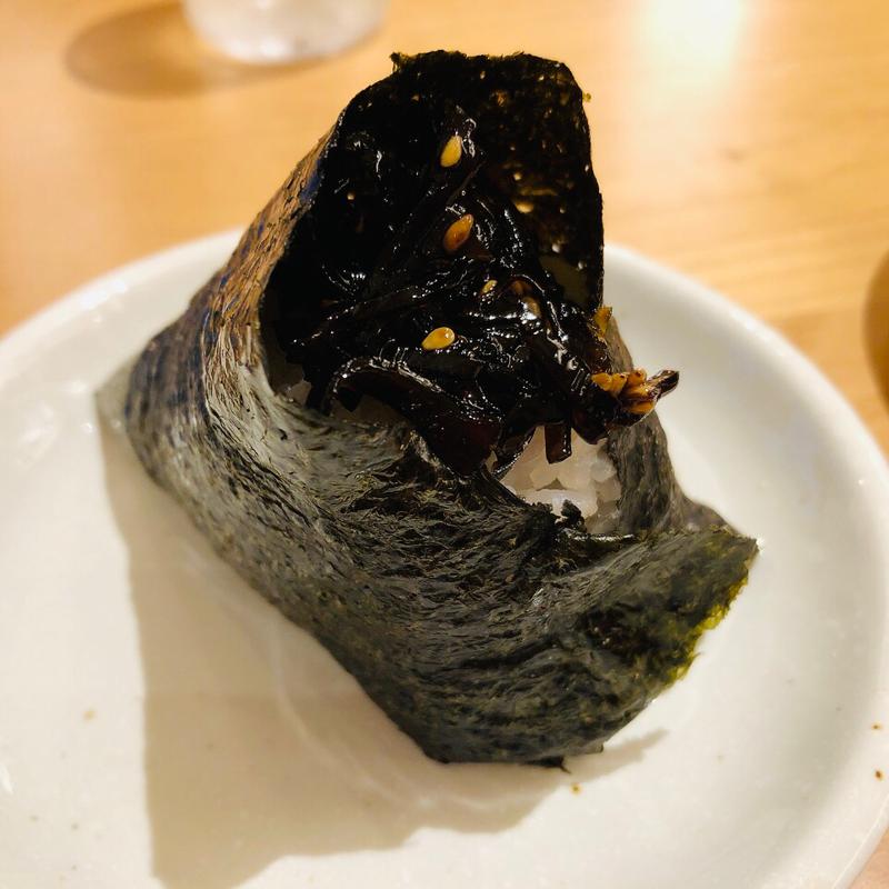 おむすび(日高昆布)(コメダ和喫茶おかげ庵+米屋の太郎 新宿センタービル店)