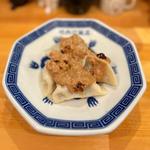 手作り皮の胡麻ダレ水餃子