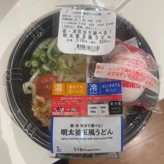 明太釜玉風うどん
