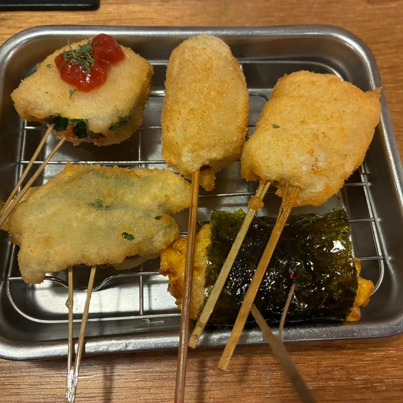 夏の季節串(串かつ でんがな 川崎店)