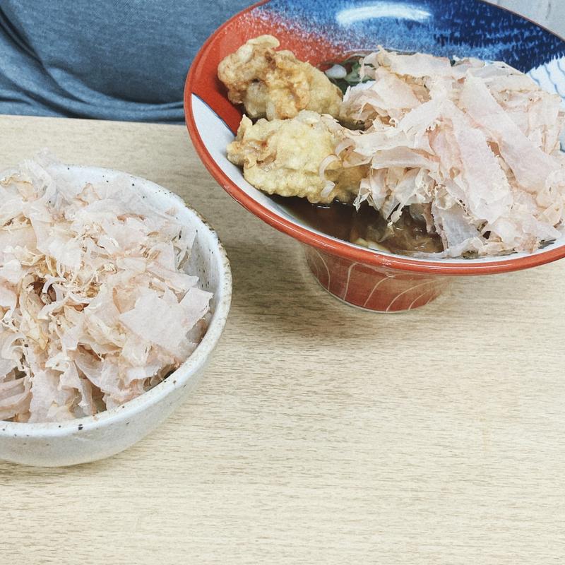 かしわ天うどん(焼津ぶしうどん しょうた 焼津本店)