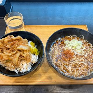 かき揚げ丼セット(小諸そば 宝町店)