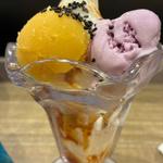 スイートポテト＆紫芋のパフェ