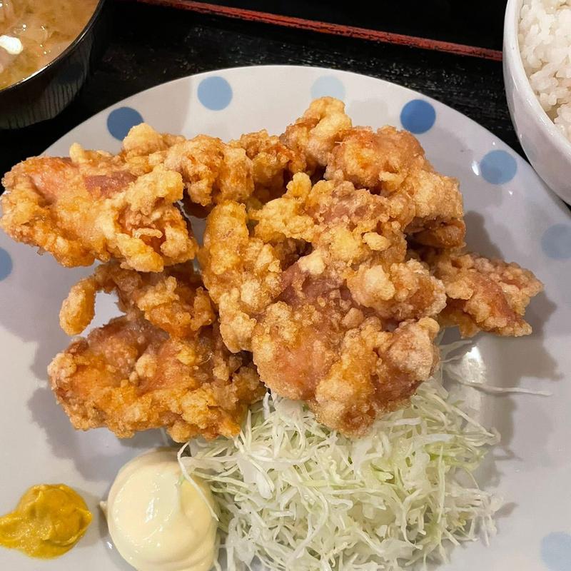 とり唐定食(町役場秋葉原店)