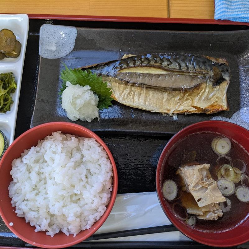 塩サバ定食(漁師飯 番屋)
