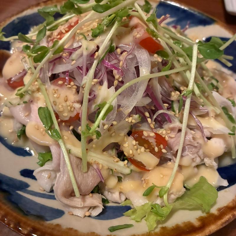 あぐー豚しゃぶサラダ(あがり花 )