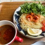 海老冷やしトムヤムつけ麺(らーめんあたりや)