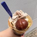 渋皮栗とおいものモンブランクレープ