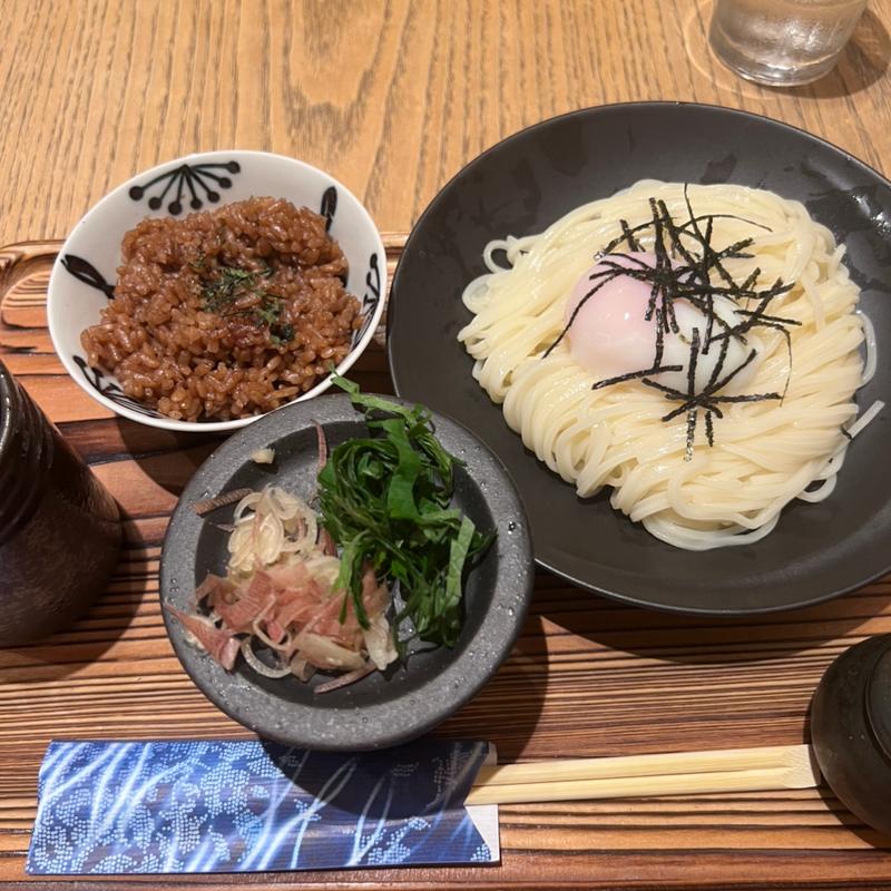 冷やし ごま味噌うどん(林屋新兵衛 日比谷店)