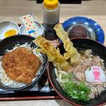 選べるしあわせセット（ミニかしわごぼ天うどん+ミニたれカツ丼）