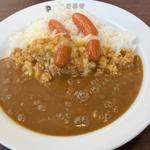 チーズカレー、CoCo壱クーポンソーセージ2本無料