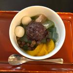 抹茶あんみつ(雪月花)