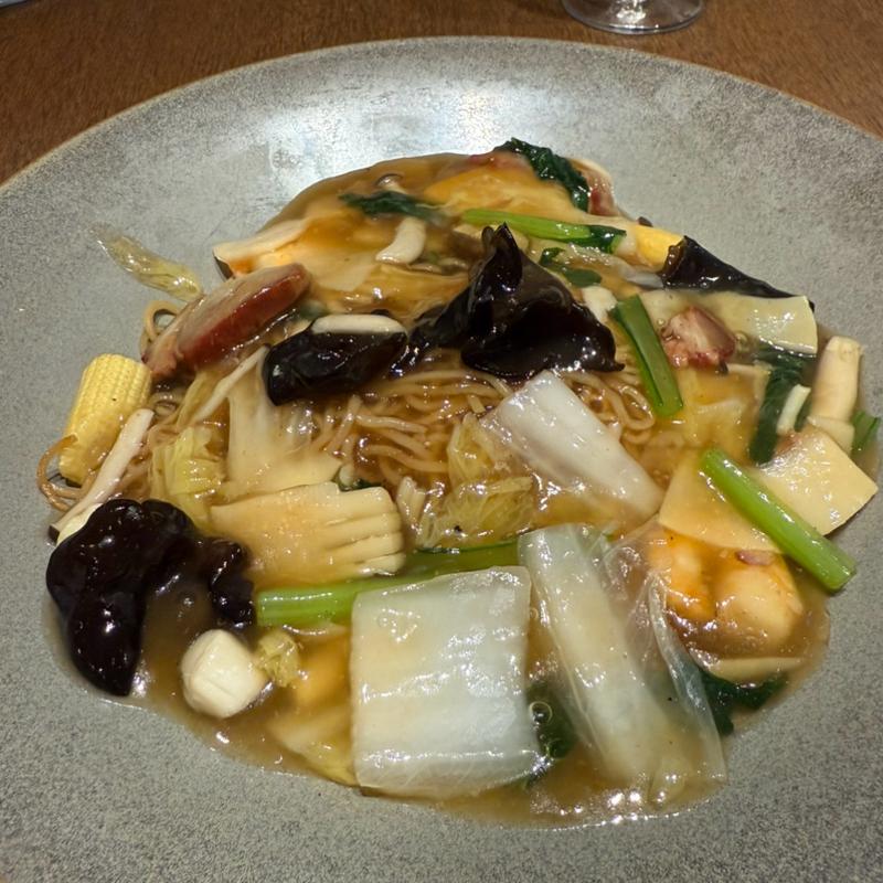 海鮮五目 飴かけ焼きそば(大喜楼 たまプラーザ本店)